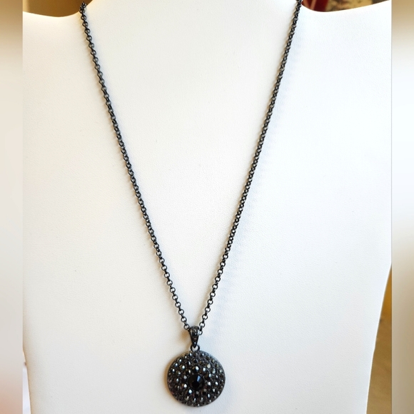 Fifth Avenue Collection Jewelry - Fifth Avenue Collection "moonlight" black swarovski necklace